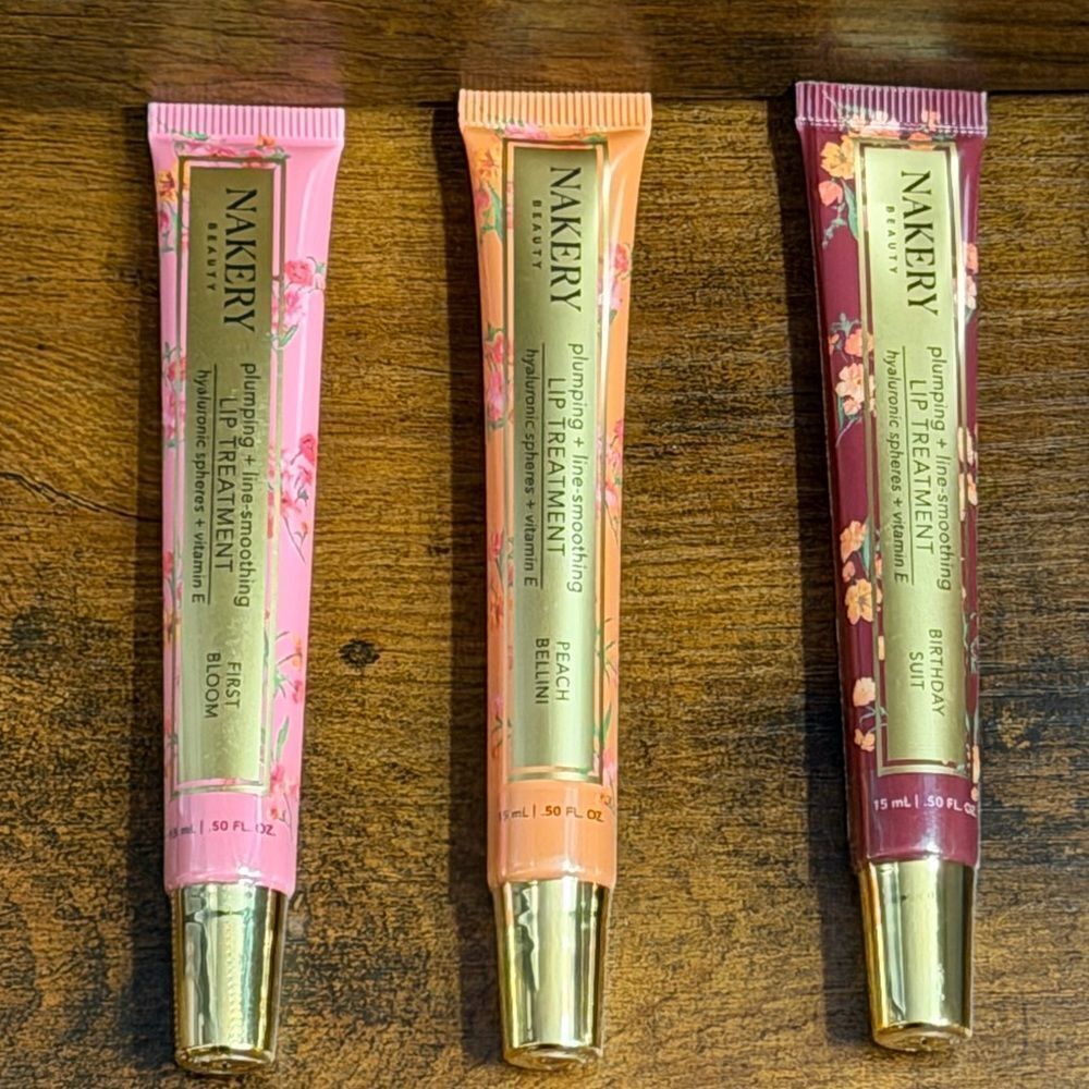 🌸 Nakery Beauty Plumping + Line-Smoothing Lip Treatment Trio | NEW - Picture 2 of 15